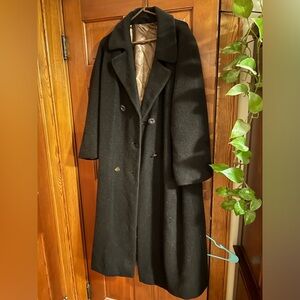 Vintage Regency Cashmere Neiman Marcus Wool/Cashmere Jacket Long Coat Size L/XL